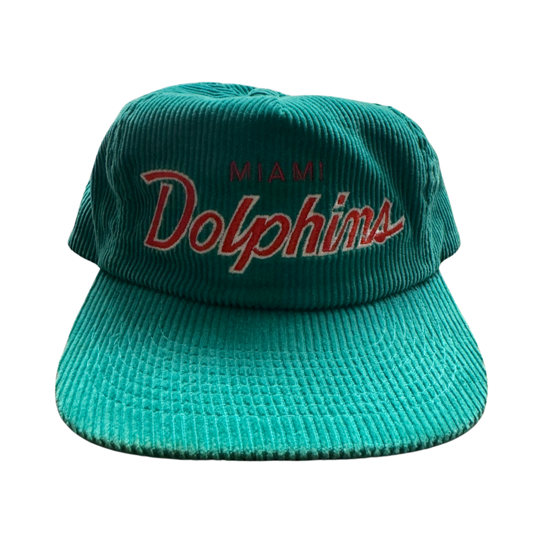 Miami dolphins corduroy hat