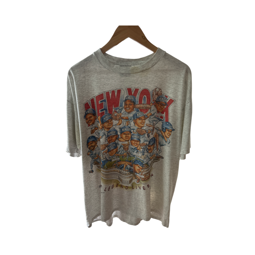 Yankees Caricature Tee O/S L