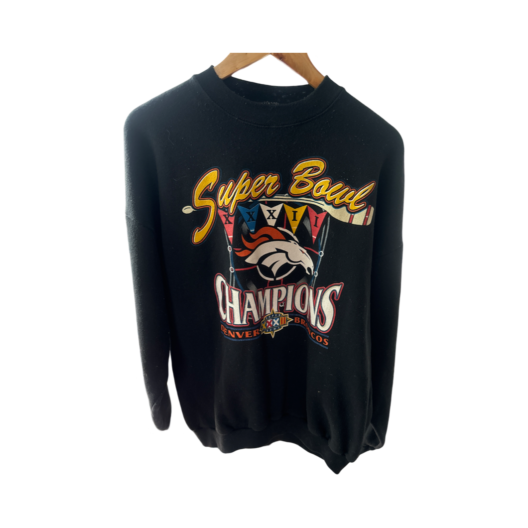 Broncos superbowl crewneck O/S L