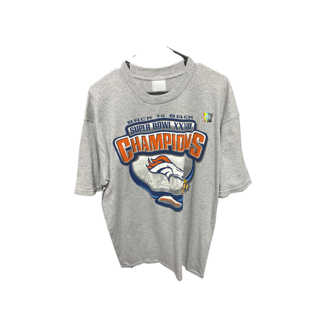 Broncos superbowl tee O/S XL - 2XL (long)