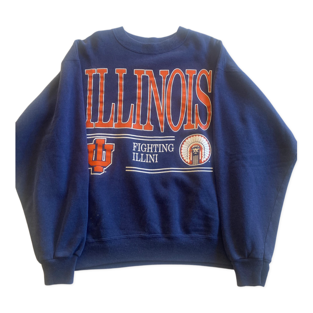 Illinois Crewneck O/S M