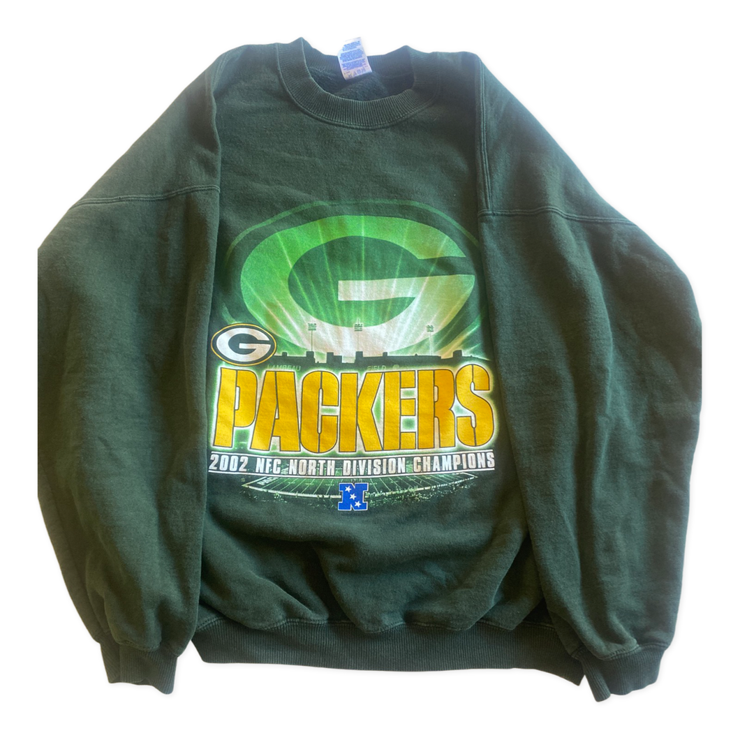 '02 Packers crewneck XL