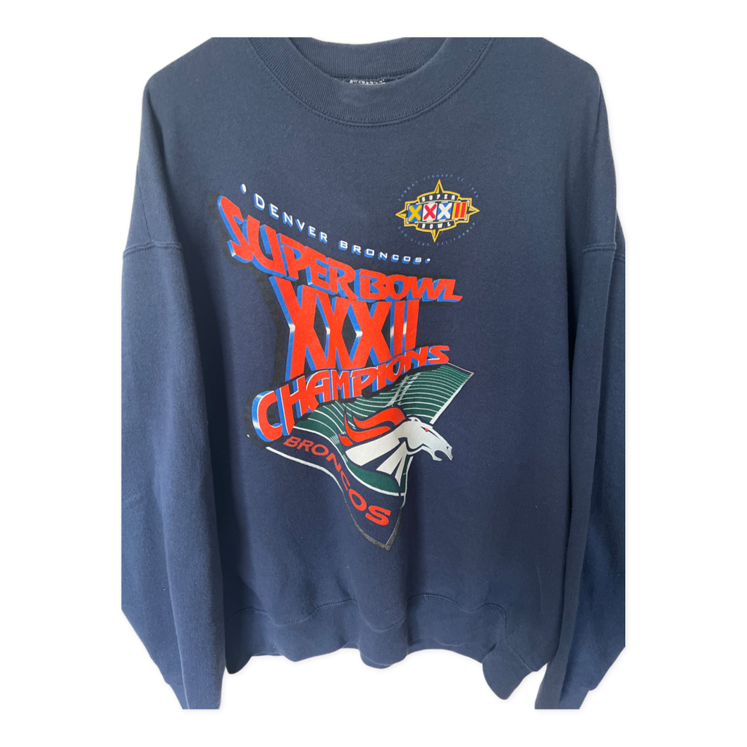 Broncos Crewneck O/S L- XL (Box fit)